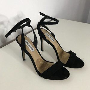Steve Madden Strappy High Heel Sandals Faux Suede